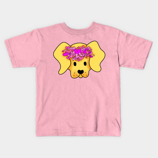 Puppy Love Kids T-Shirt by WinterPixie